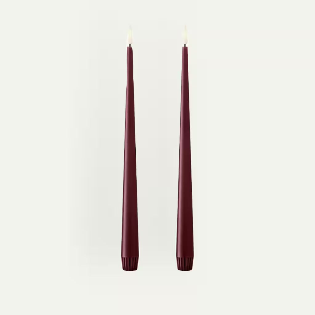 ester & erik LED-ljus 30 cm 2-pack, Deep Wine 44/2