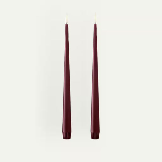 ester & erik LED-ljus 30 cm 2-pack, Deep Wine 44/2