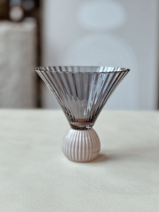Glass creme smoke 2 st