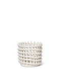 Load image into Gallery viewer, Ceramic Basket - Small - Off-white

