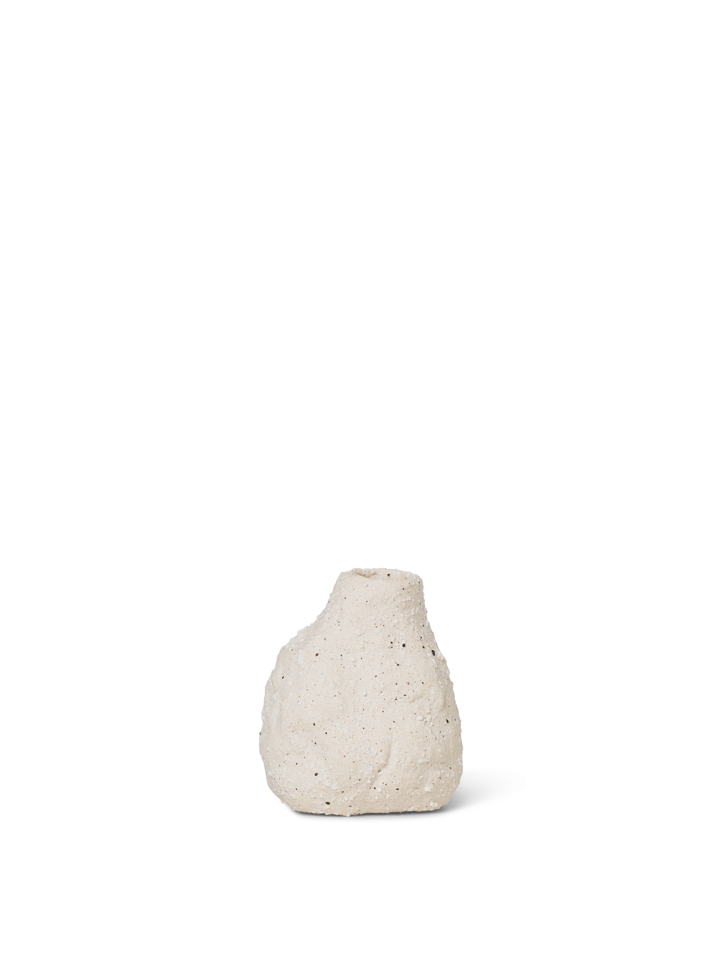 Vulca Mini Vase - Off-white stone