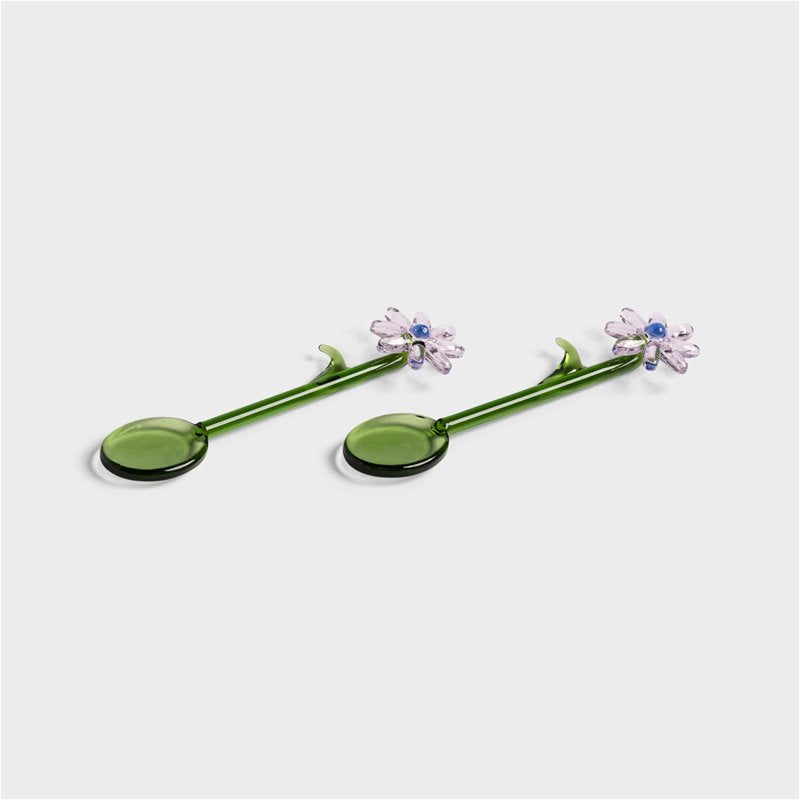 Spoon flora pink set of 2