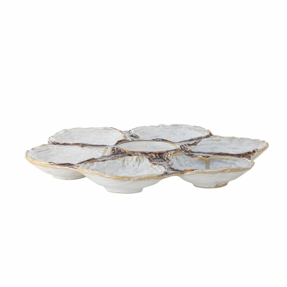 Maro Tray, Grey, Stoneware