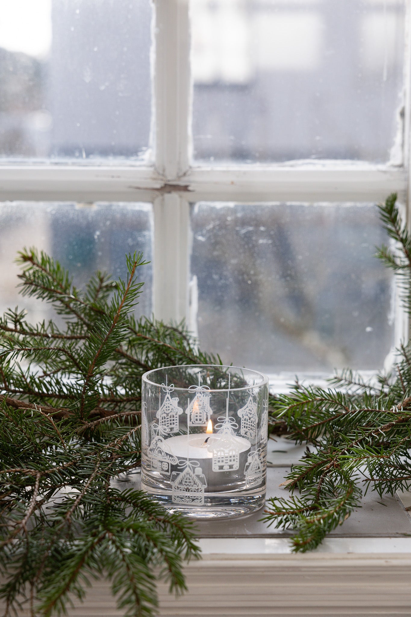 Husvik liten ljuslykta