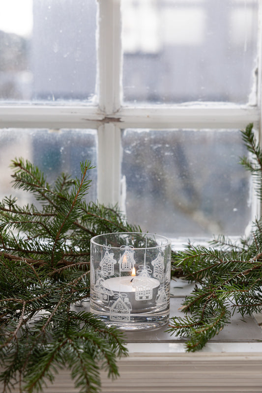 Husvik liten ljuslykta