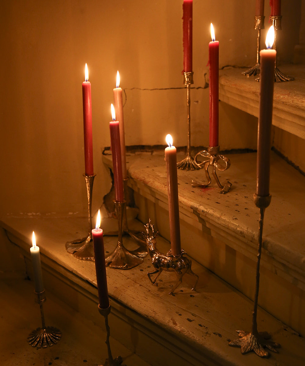 Lovely Deer Candle Holder Set