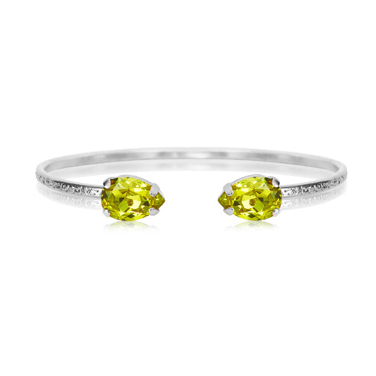 PETITE DROP BRACELET RHODIUM
CITRUS GREEN