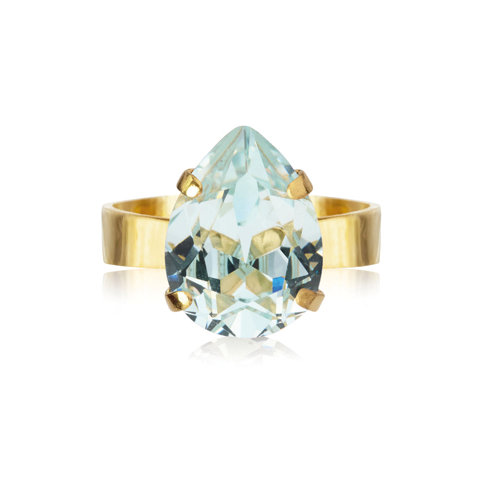 MINI DROP RING / LIGHT AZORE