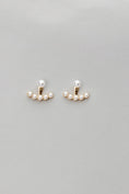 Load image into Gallery viewer, PEARL ROW EARRINGS
