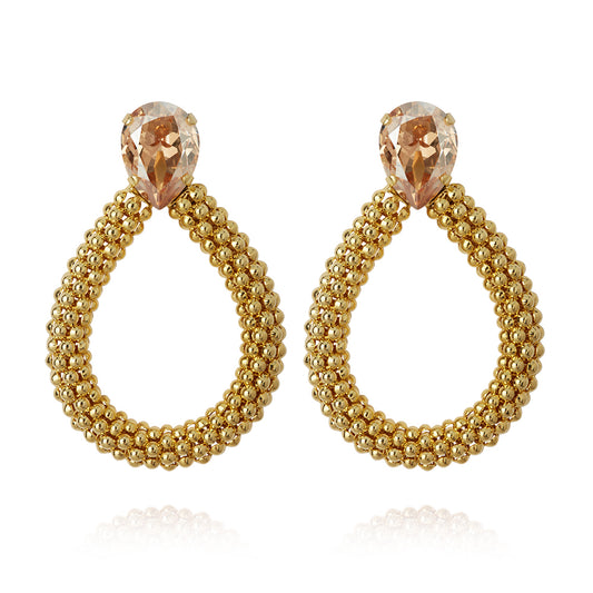 CLASSIC ROPE EARRINGS GOLD GOLDEN SHADOW