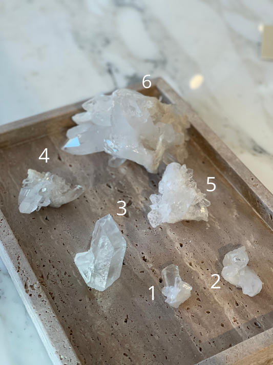 Bergskristall kluster