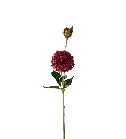 Dahlia röd 66 cm