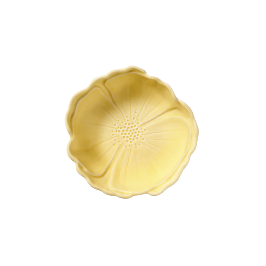 Poppy skål gul