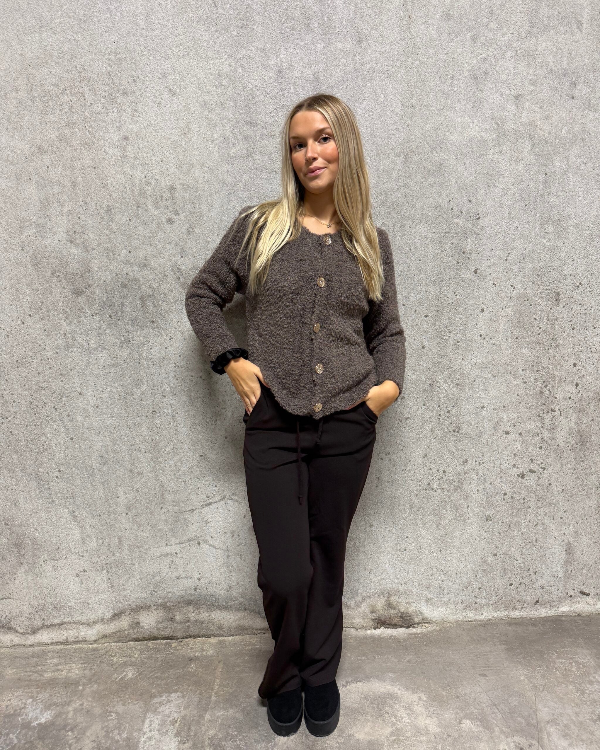 Juliette lång ärm Taupe