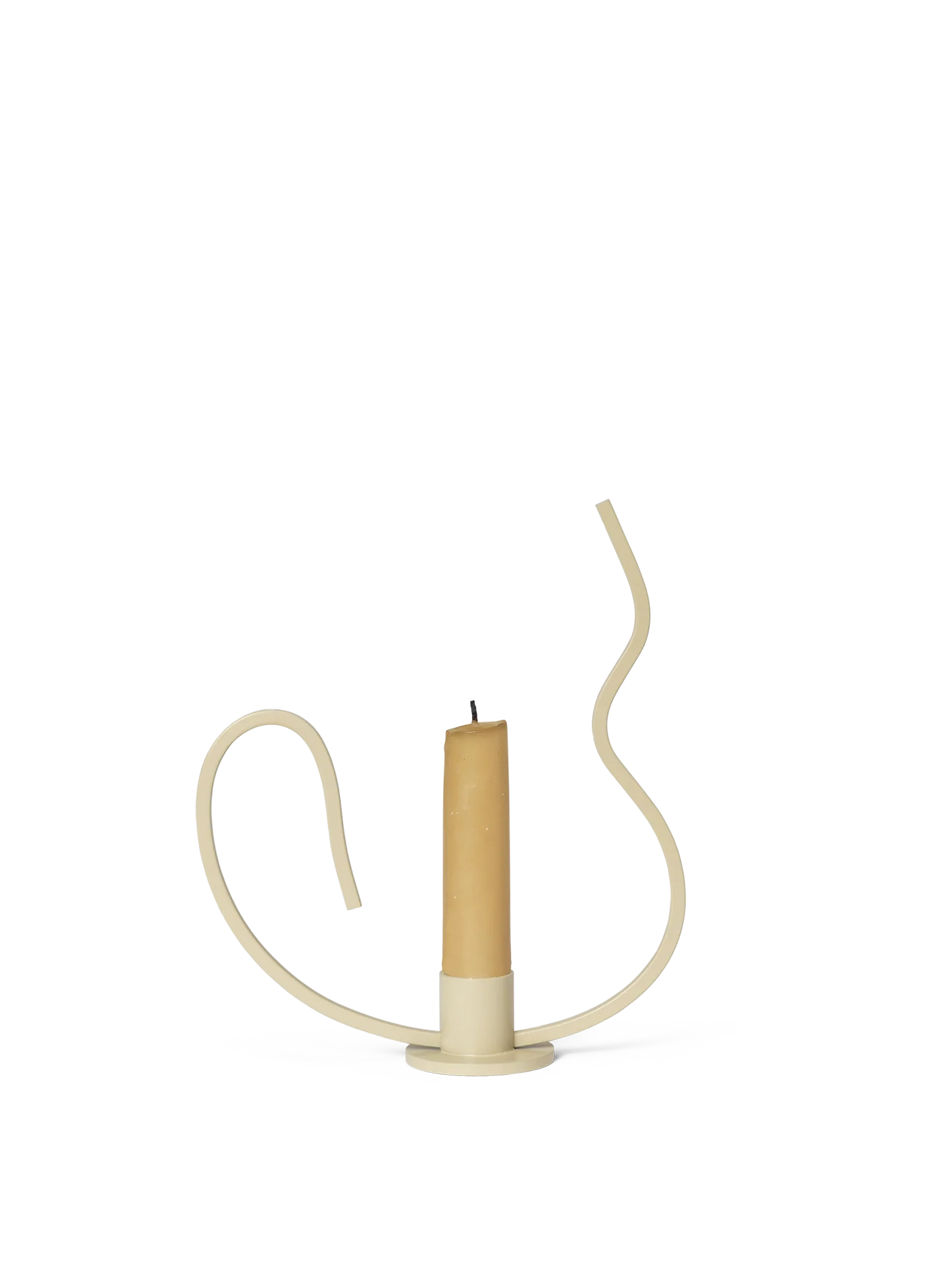 Valse Candle Holder - Low - Cashmere