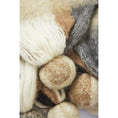 Load image into Gallery viewer, Brown striped mohair Throw
