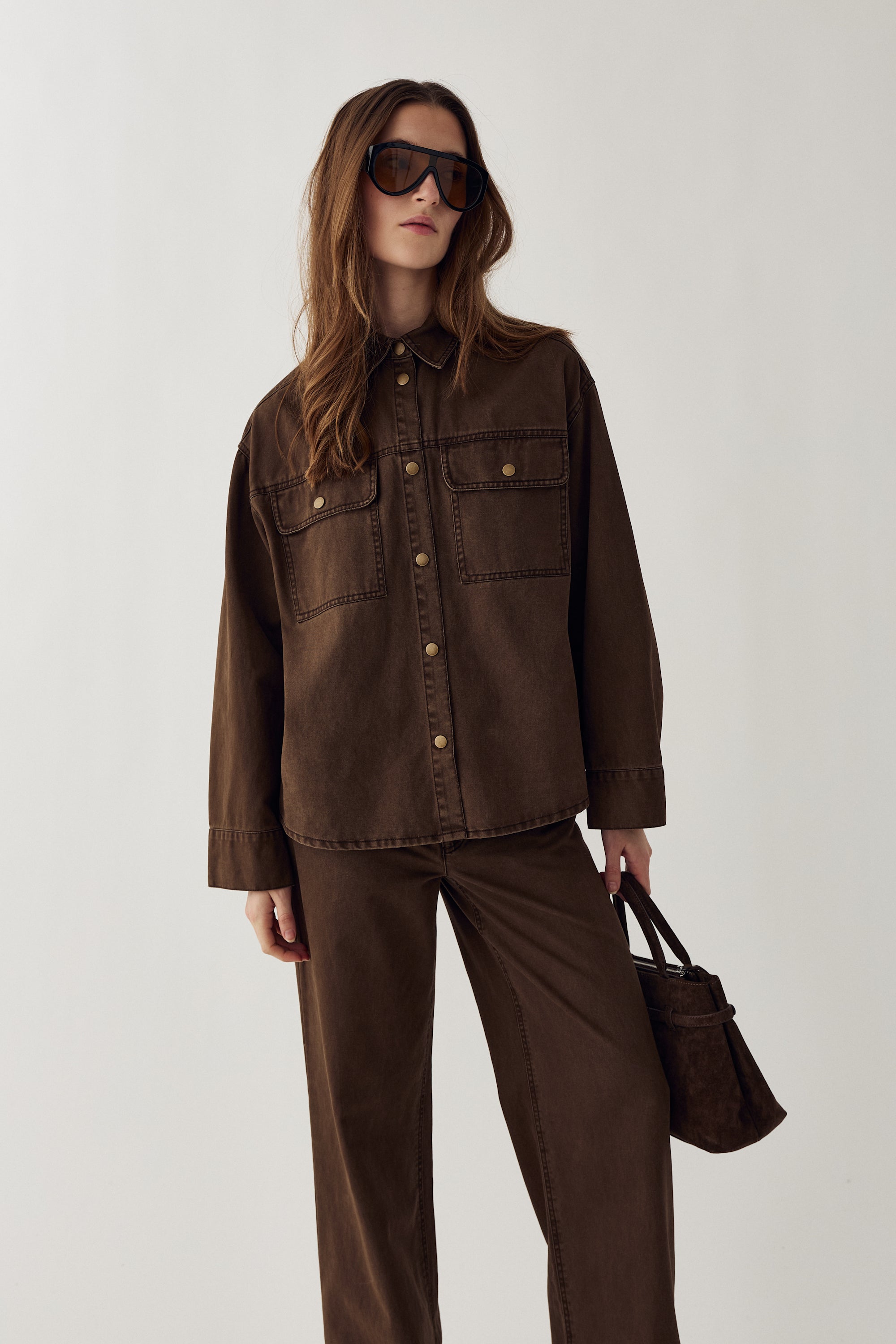 N-Maribella MW Pants Cocoa Brown
