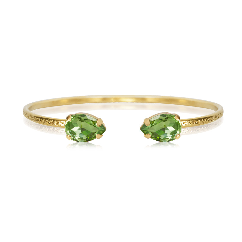 PETITE DROP BRACELET GOLD PERIDOT