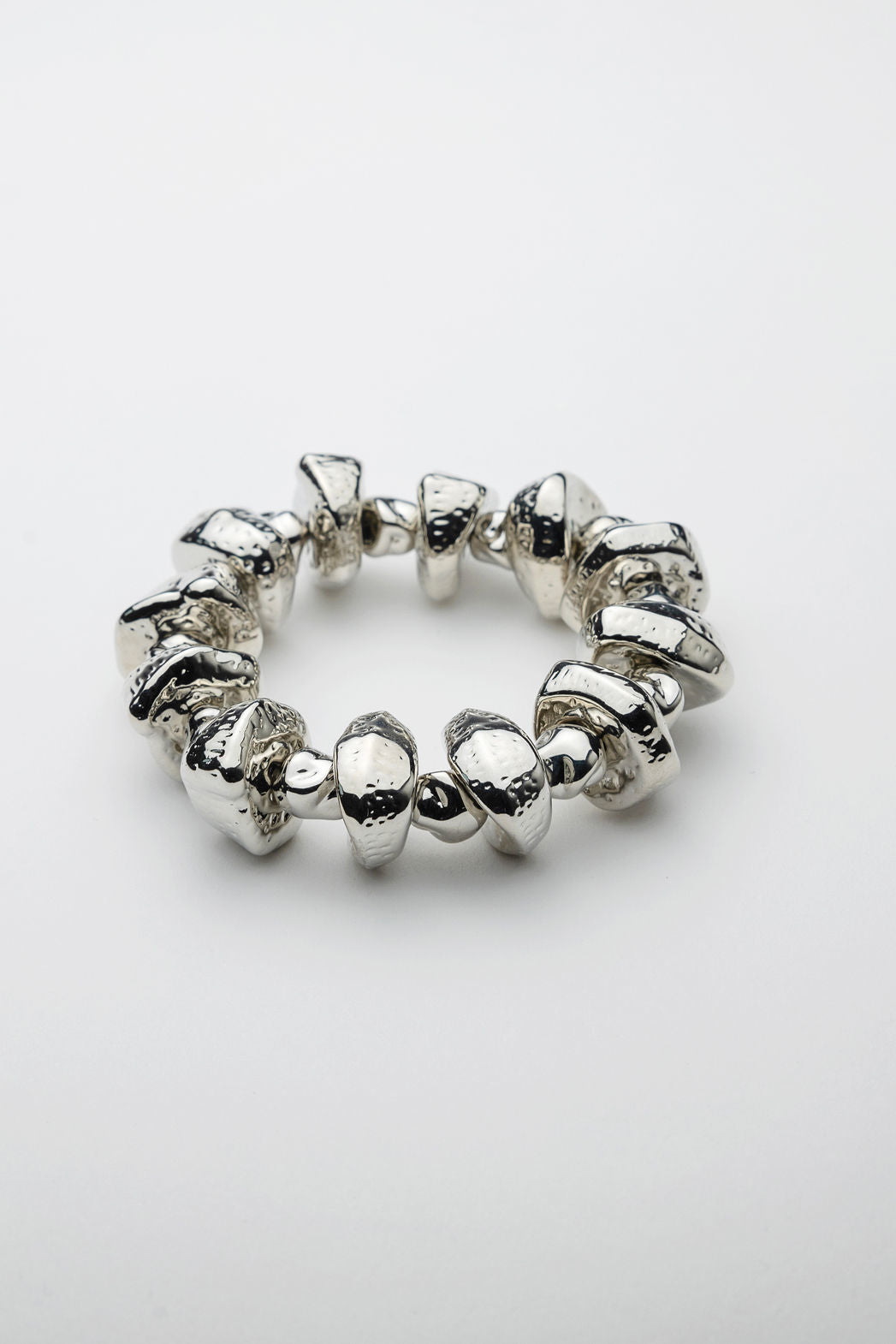 Luna Bead bracelet silver