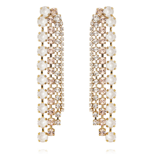 CAMILIA EARRINGS / ELECTRIC WHITE COMBO