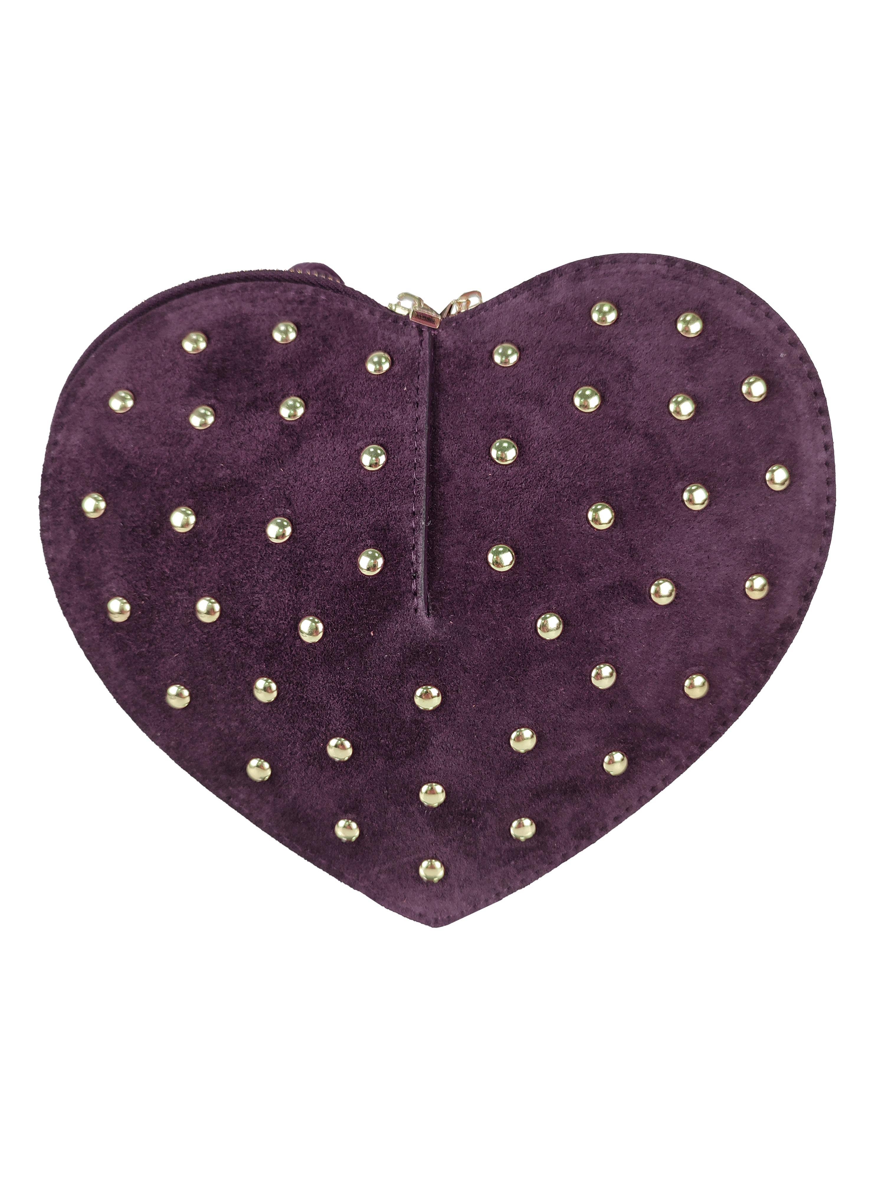 Love mockaväska med nitar : Bourgogne