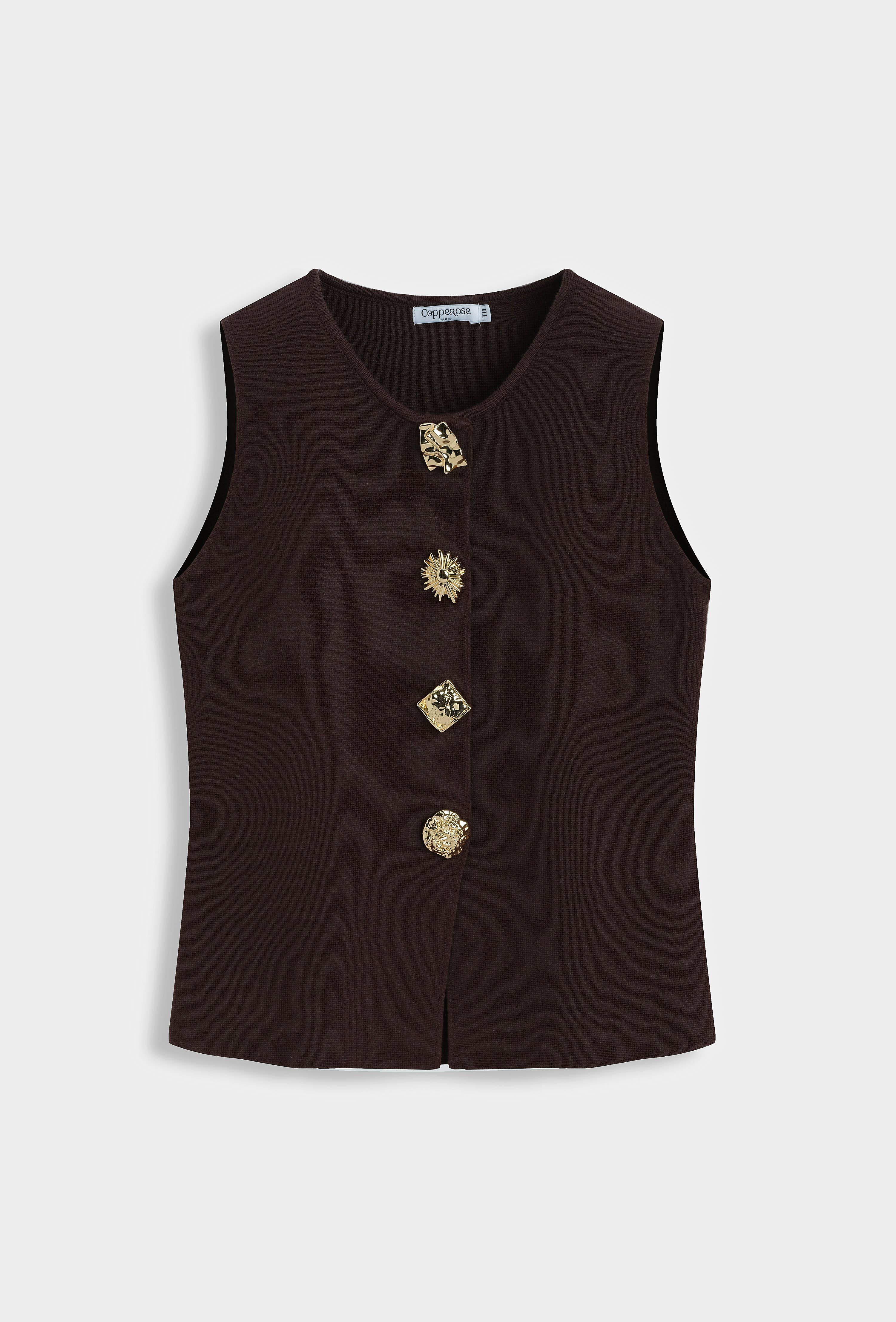 Väst med knappar Onesize