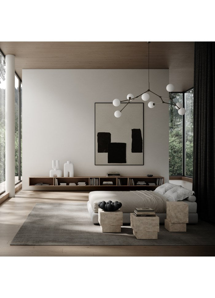 Drop Chandelier Bulp - Grey