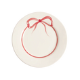 Load image into Gallery viewer, Bow dinner plate - Red 28 cm
