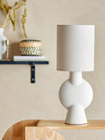 Load image into Gallery viewer, Sergio Table lamp, Nature, Stoneware
