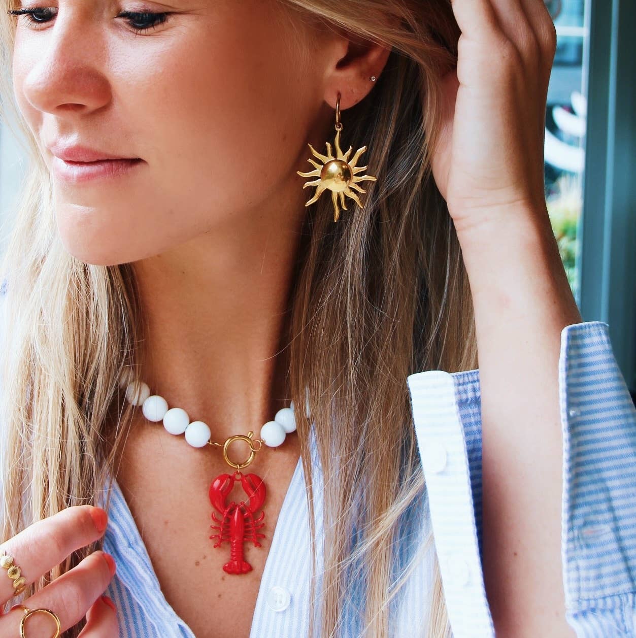 Creol i rostfritt stål med solhänge