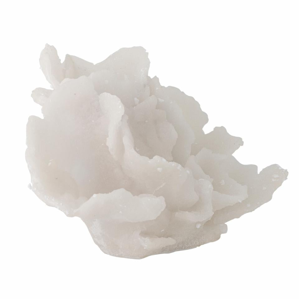 Rosenia Deco, White, Polyresin