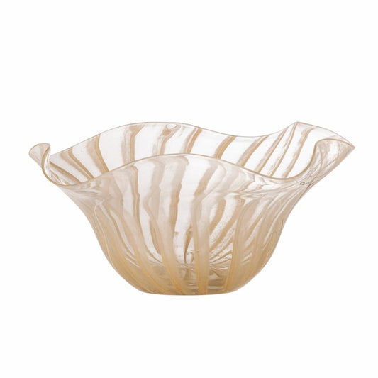 Imri Bowl, Rose/beige Glass