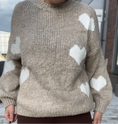 Load image into Gallery viewer, Love stickad tröja Mullvad
