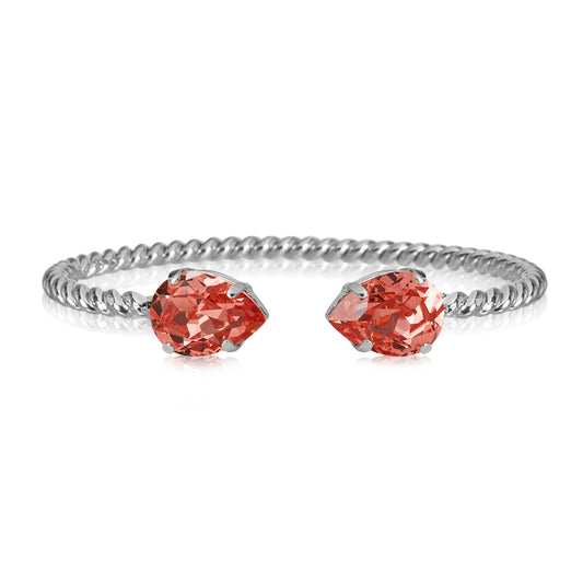 MINI DROP BRACELET RHODIUM ROSE PEACH
