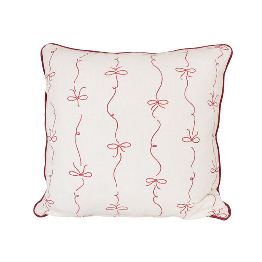 Kuddfodral Rosett Vit/Röd

45 x 45 cm