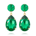 Load image into Gallery viewer, PERFECT DROP EARRINGS / MAJESTIC GREEN
