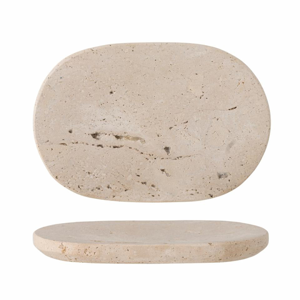 Travertine tray, Nature,