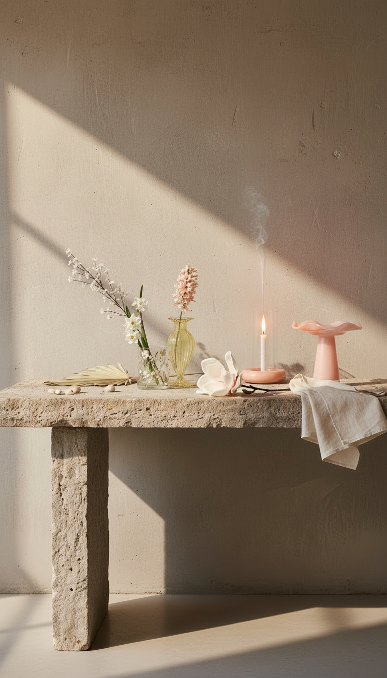 SBE Vas ljust pastellgul