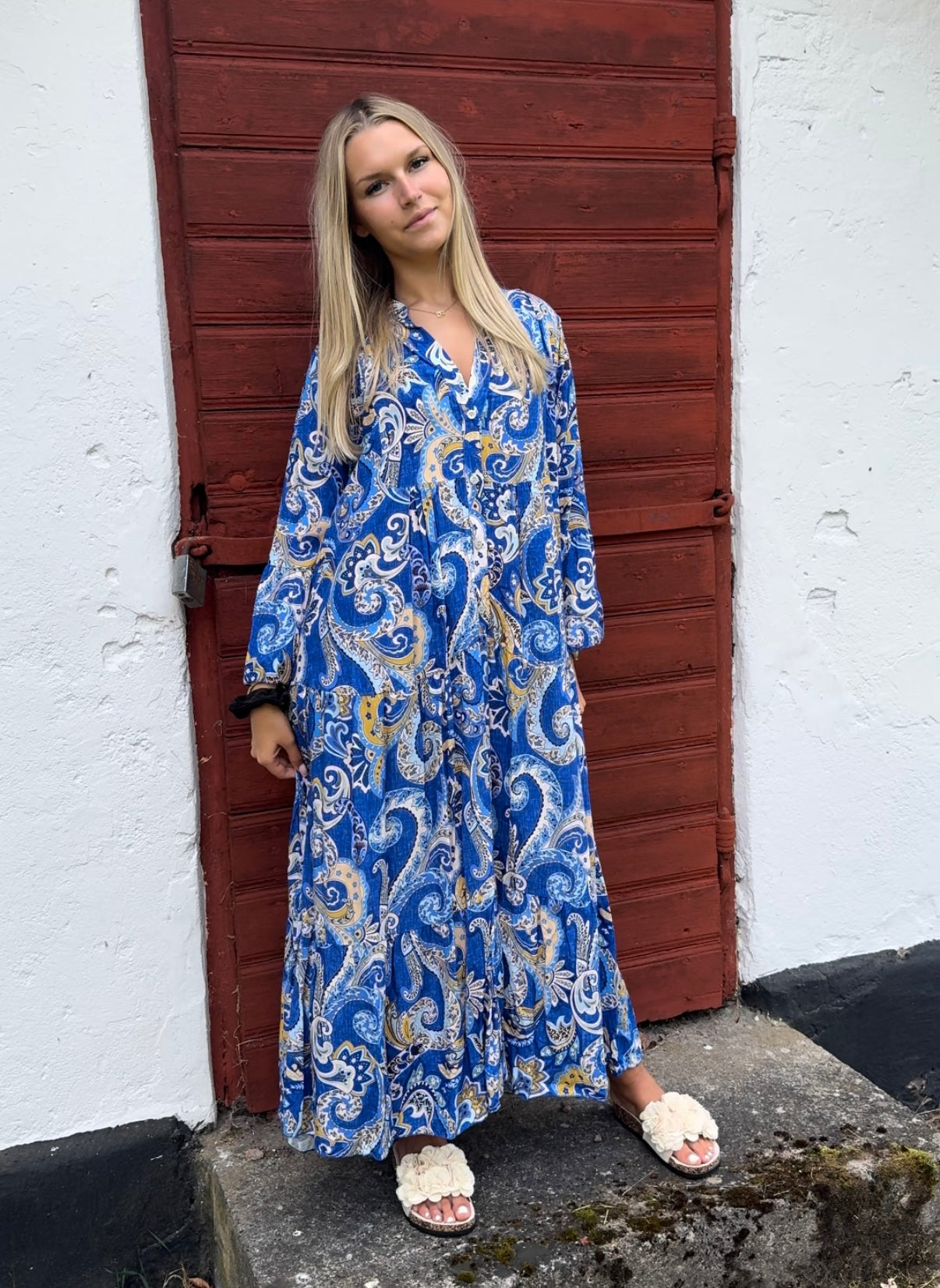 Zassi – Amber longdress ROYAL BLUE