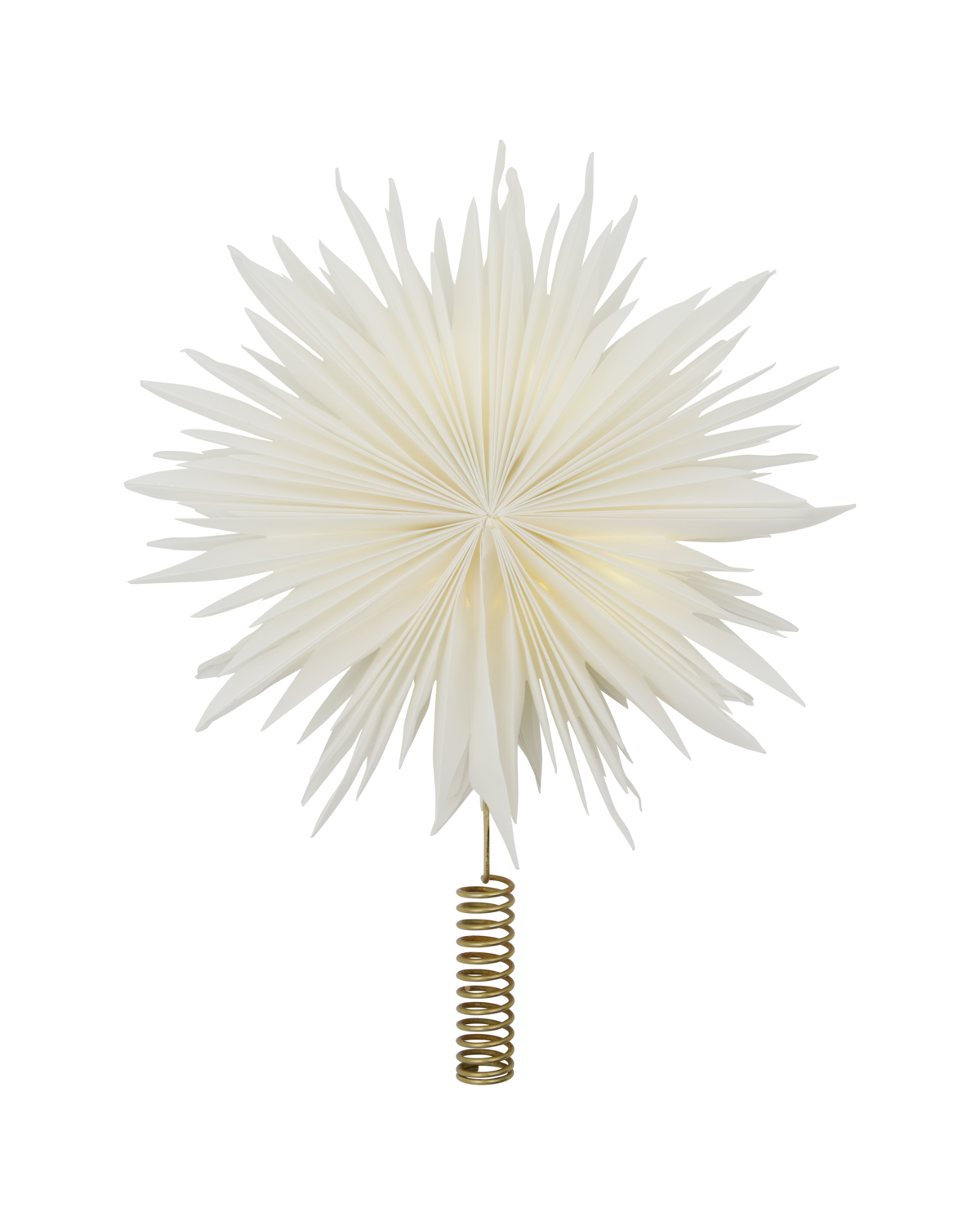 Top star w. LED
White Brass finish