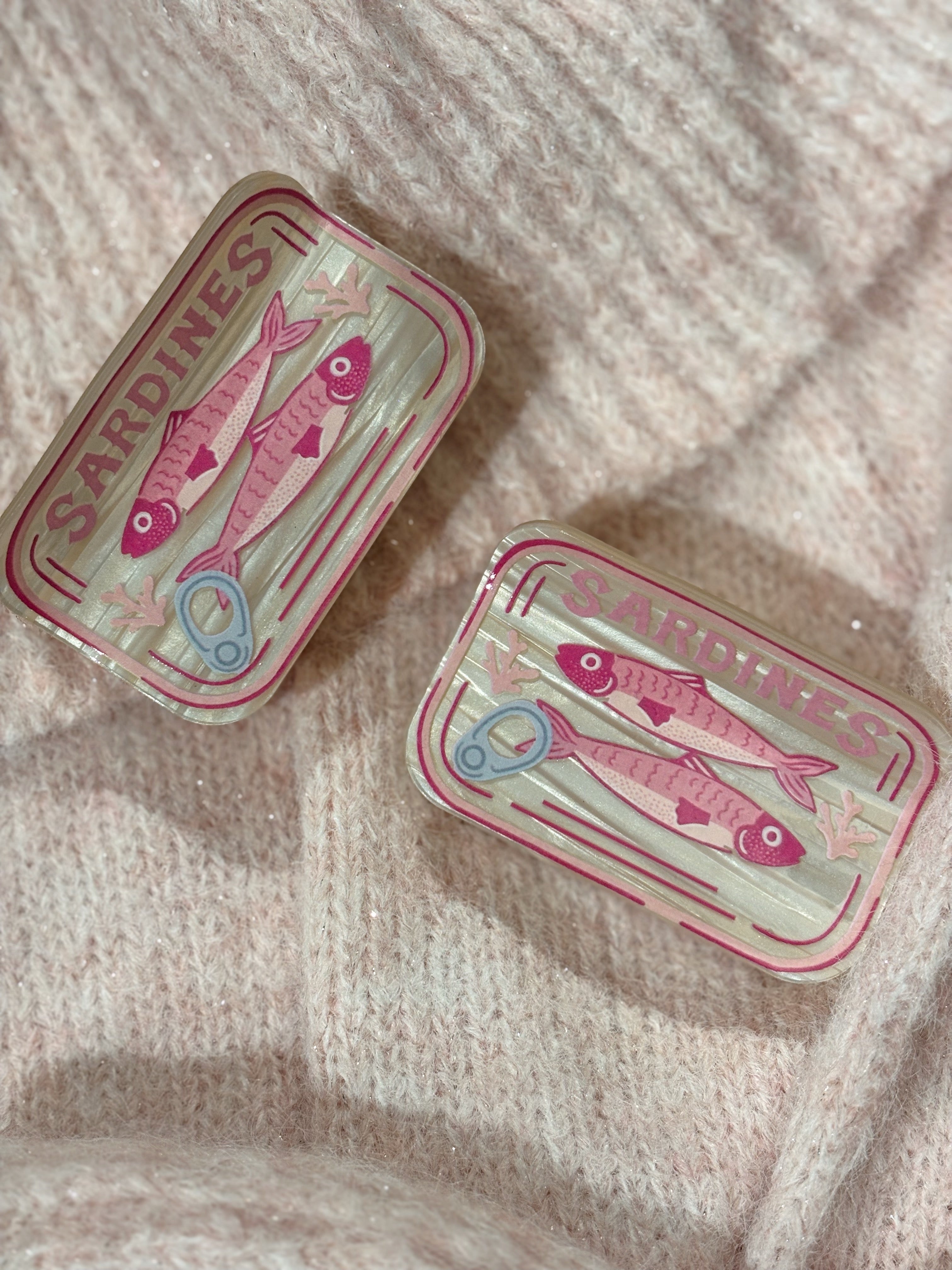 Sardines Hårklämma Rosa