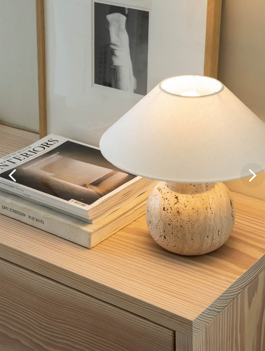Pella table travertine