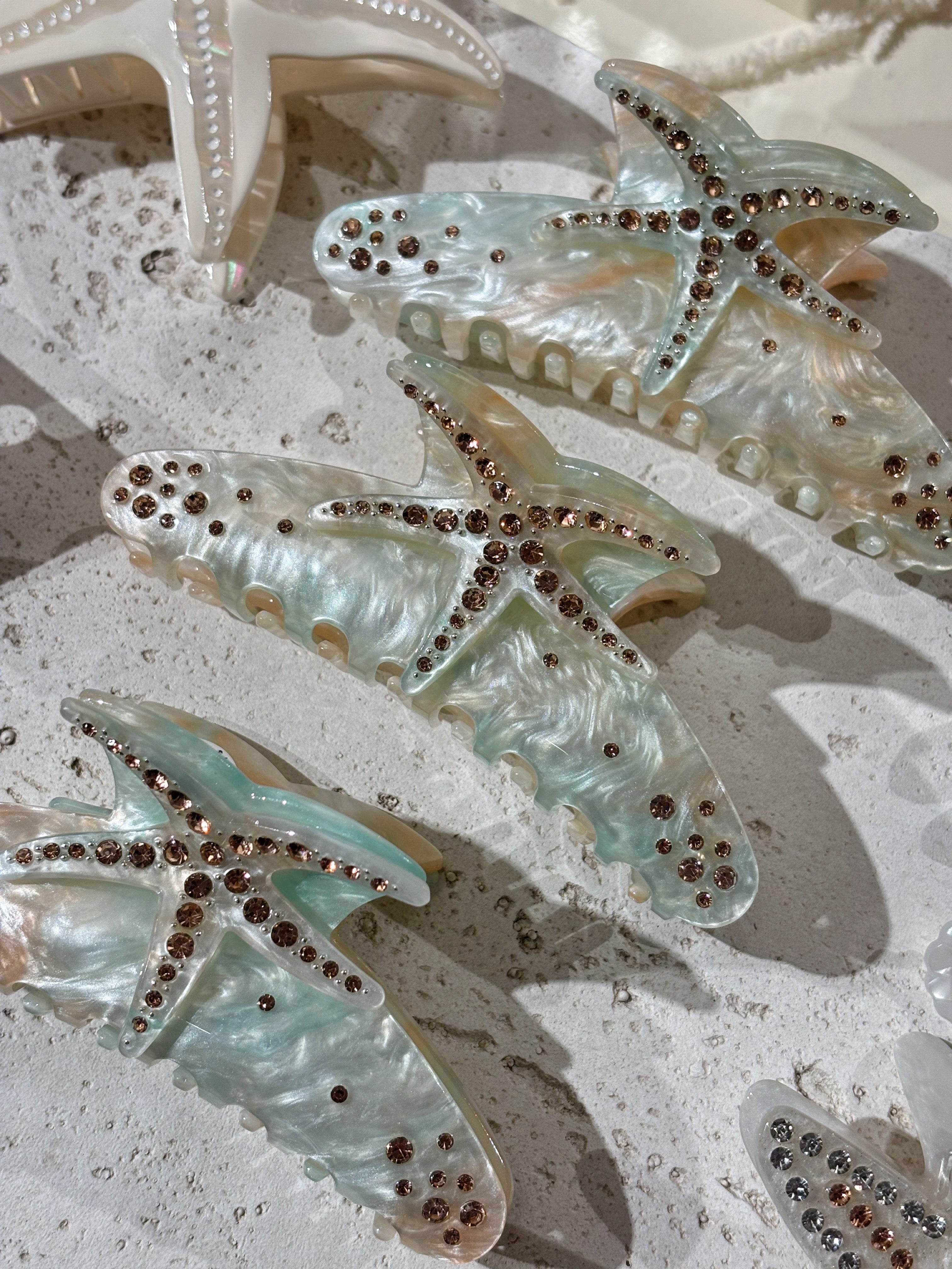 Seastar strass klämma