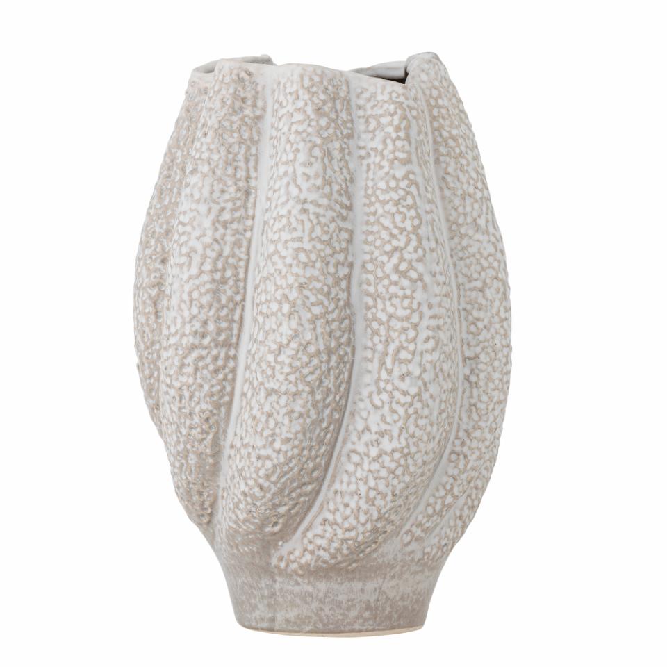 Cove Vase, White, Stoneware