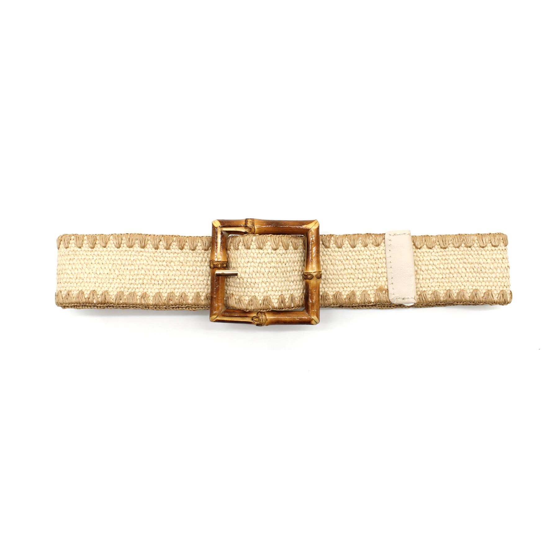Bohemiskt Bambubälte: Beige