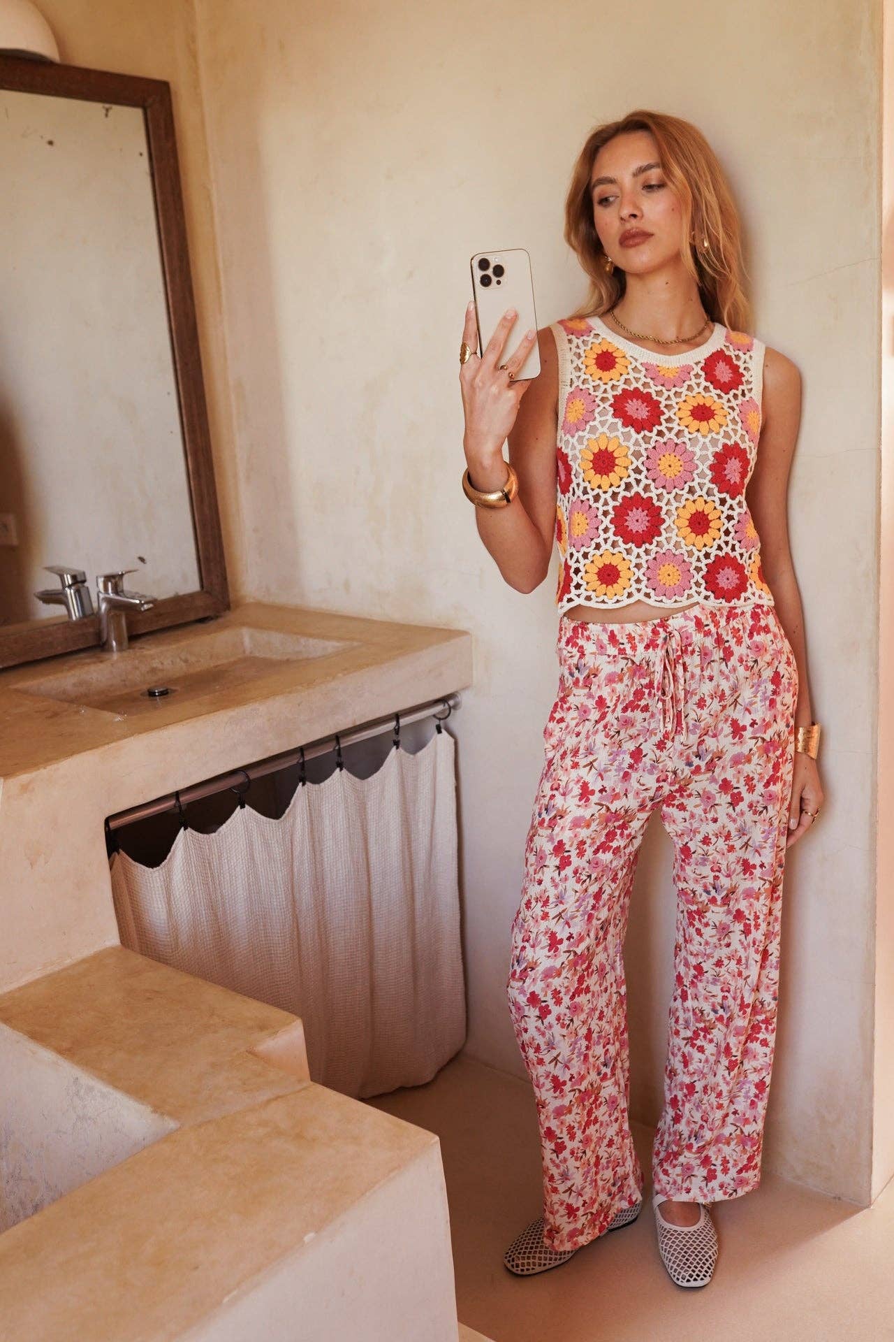 Topp Dunéa: Creme Onesize