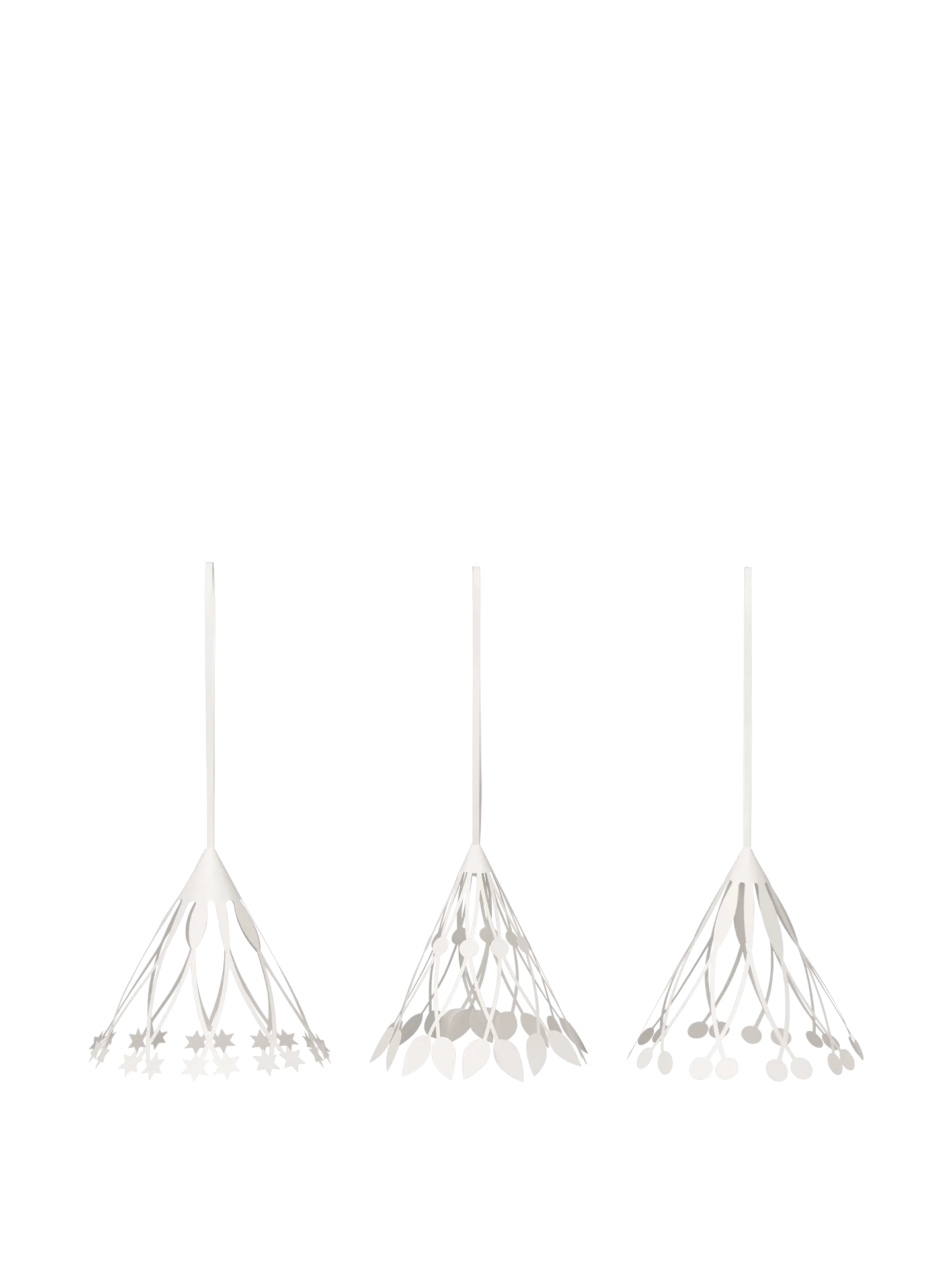 Christmas Paper Tassels - Set of 3