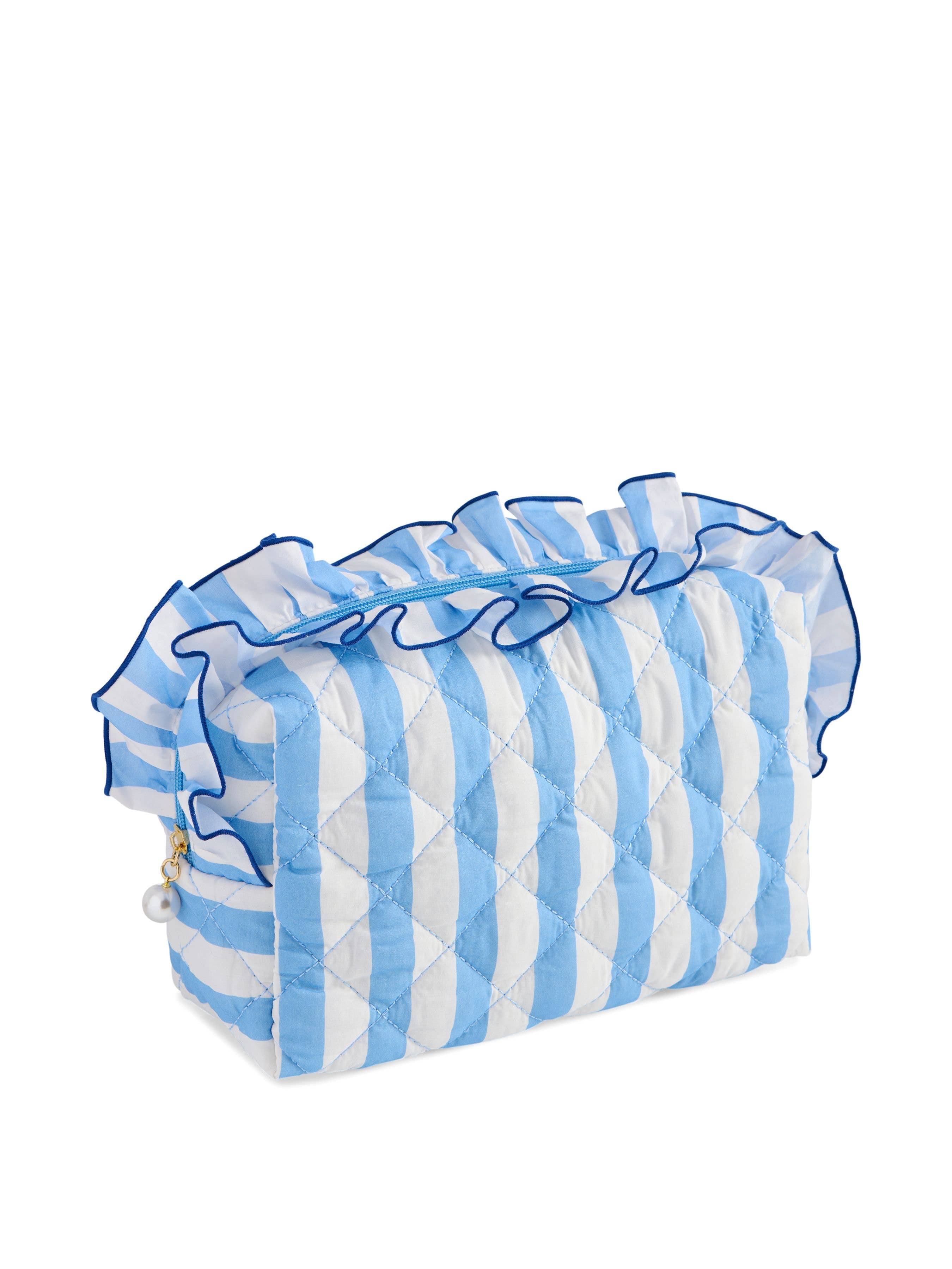 Elegant stor necessär med dragkedja: BLUE