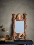 Load image into Gallery viewer, Marga Wall Mirror, Brown, Acacia ( skickas ej)
