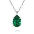 Load image into Gallery viewer, MINI DROP NECKLACE / MAJESTIC GREEN
